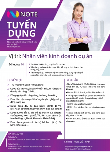 CÔNG TY CỔ PHẦN NOTE VIỆT NAM